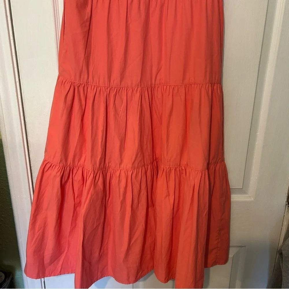 Brochu Walker Havana Dress in Bright Coral XS - Picture 15 of 15